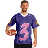 Football Jersey - Fort Worth Sheep - #3 Yahweh - Away